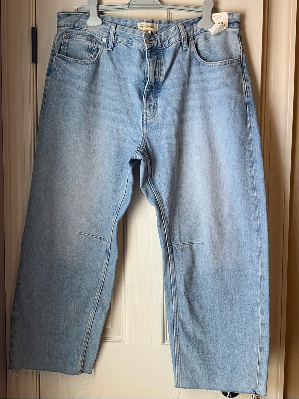 NWT - Madewell - The Darted Barrel Jeans - Size 33